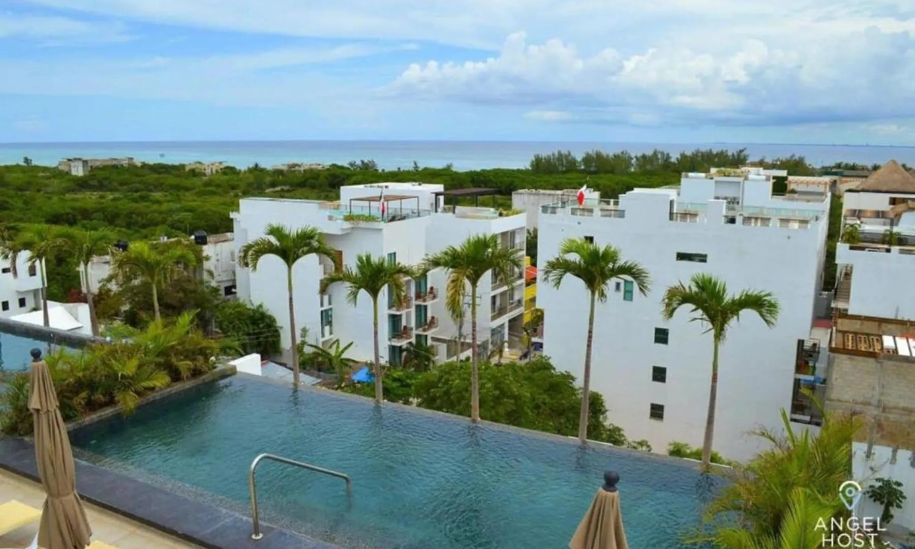 Studio On 5Th, Pvt Balcony, Oceanview Roof Pool Playa del Carmen